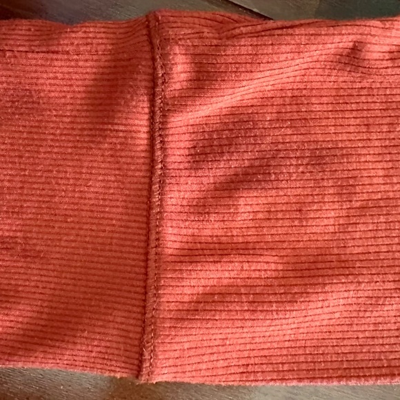 Time And Tru Ladies Ribbed Long Sleeve Top Spiced Cider (Rust) Size M (8-10) EUC - Picture 5 of 8